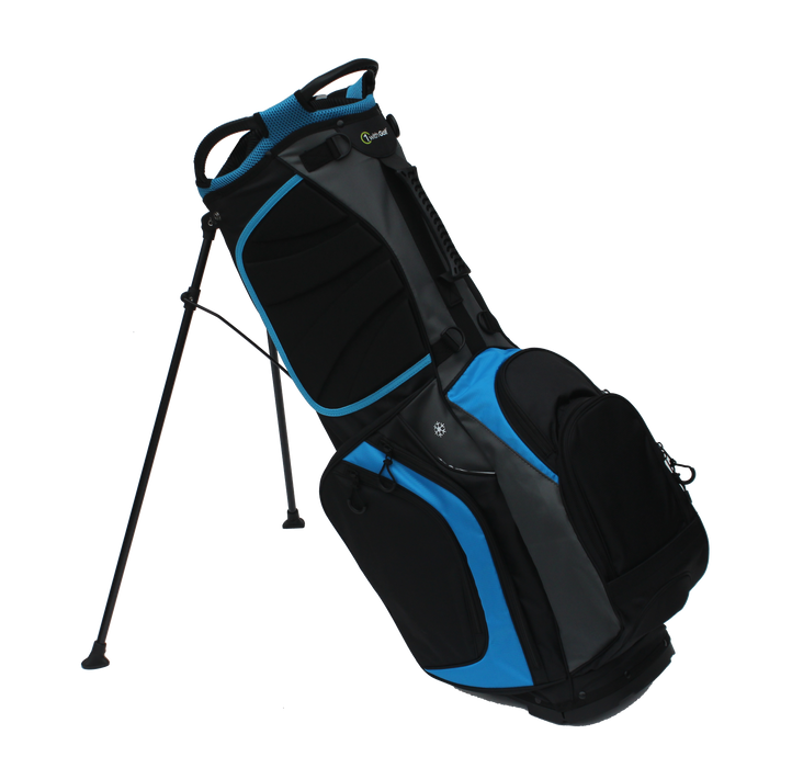 Xpress Plus 14-way Stand Bag Black/Gray/Sky Blue