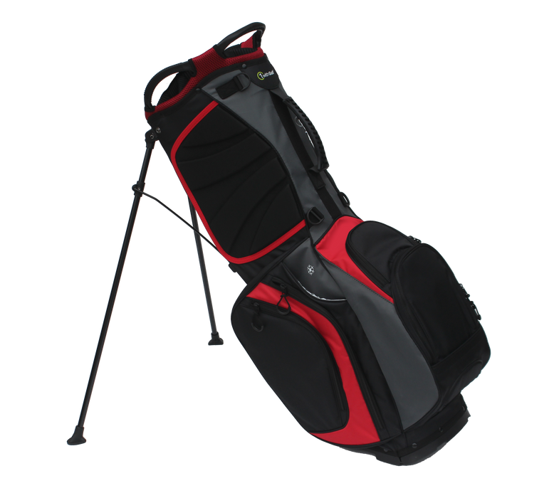 Xpress Plus 14-way Stand Bag Black/Gray/Red