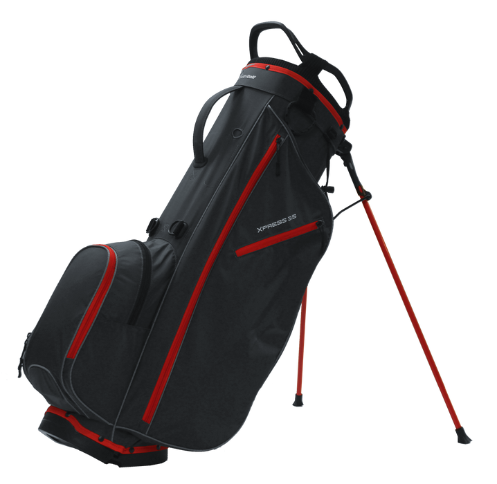 Xpress 3.5 4-way Stand Bag Dark Gray/Red