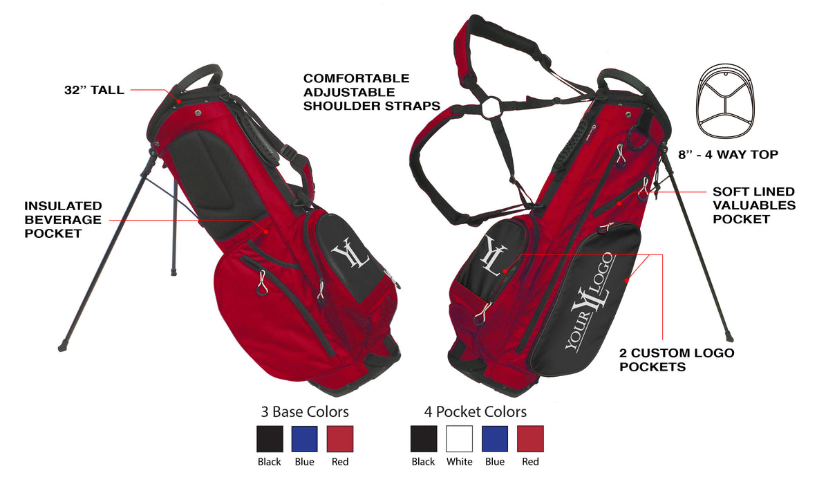 Junior Custom Stand Bag-No minimums
