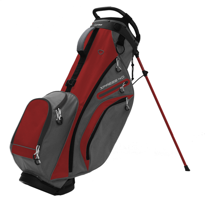 Xpress 4.0 6-way Stand Bag Dark Gray/Red