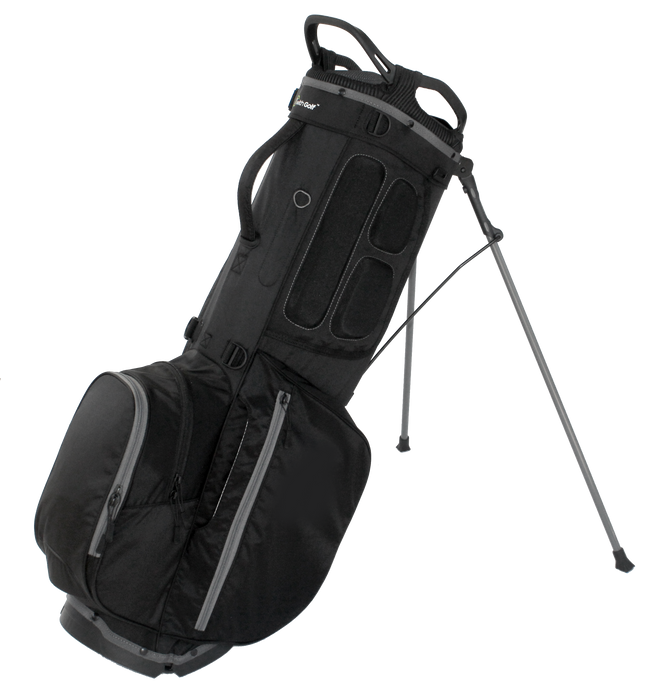 Xpress 3.5 4-Way Stand Bag – Left-Handed | Black/Dark Gray | Lightweight & Durable