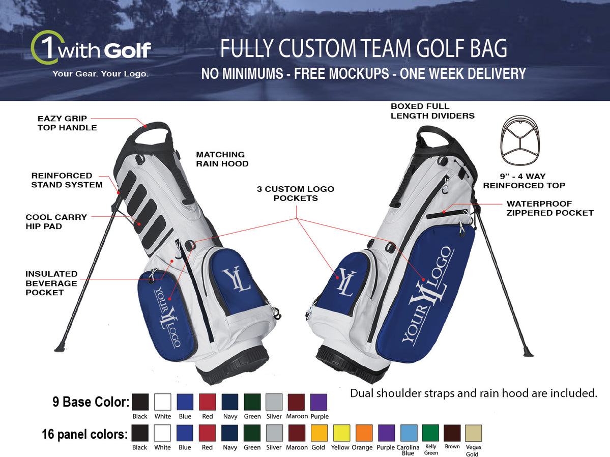 Our Custom Golf Bags — 1withGolf