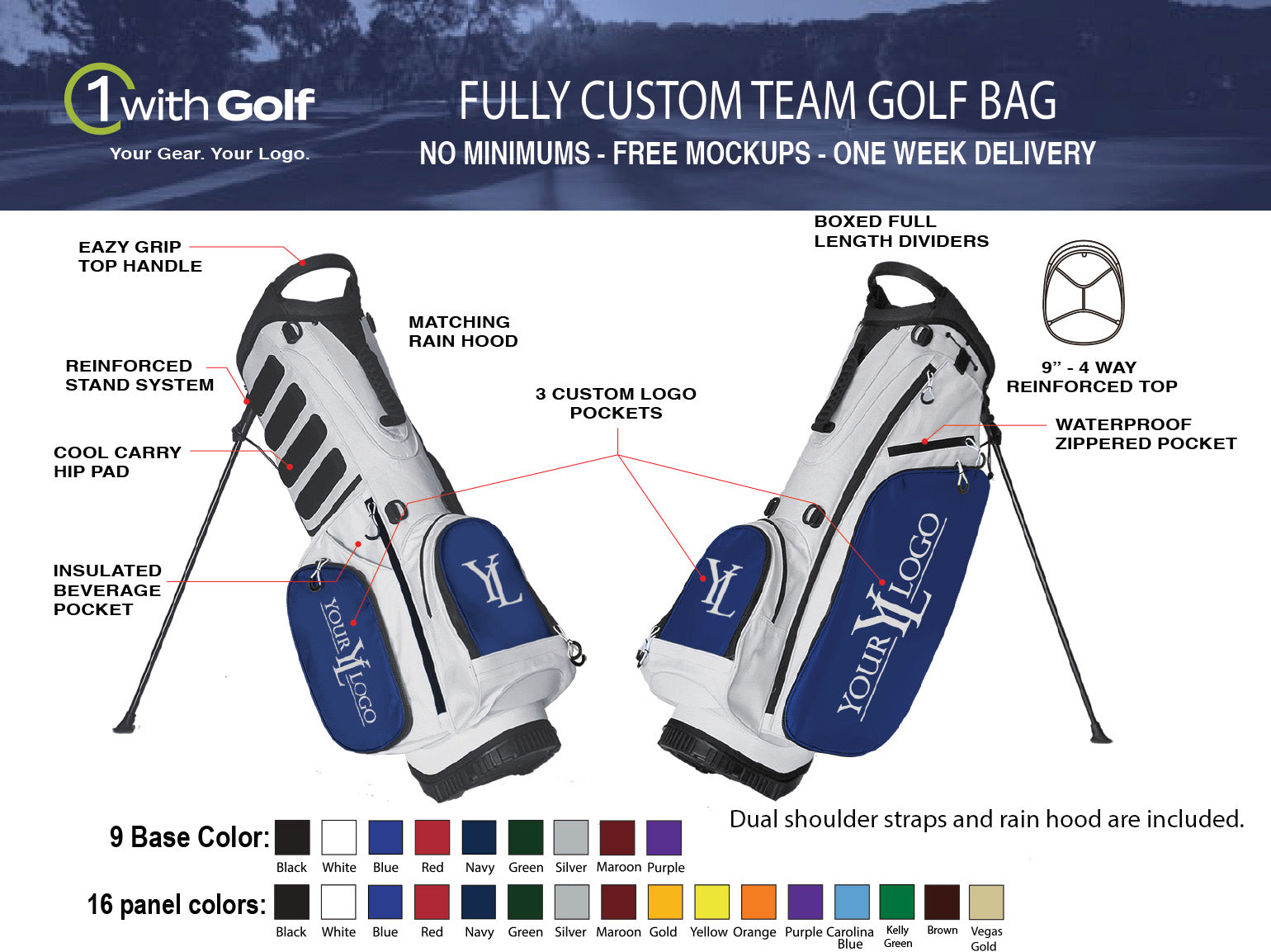 Our Custom Golf Bags