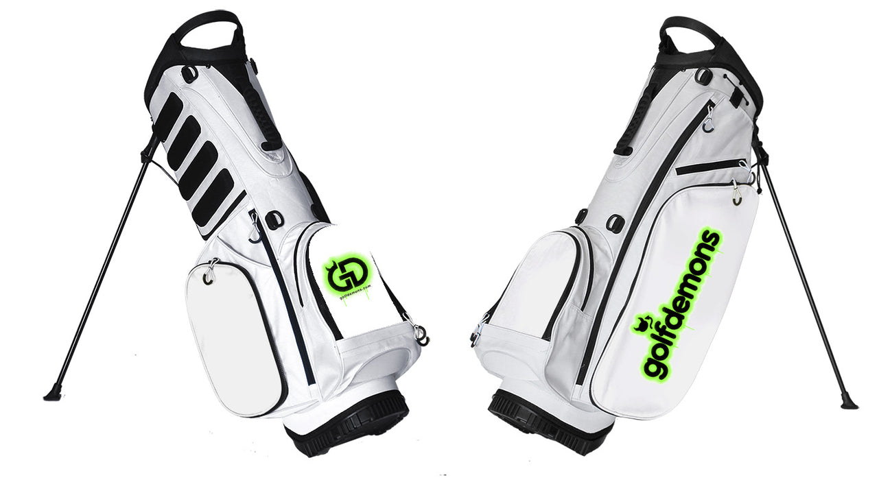 Green Golf Demon 4 way Lightweight Golf bag