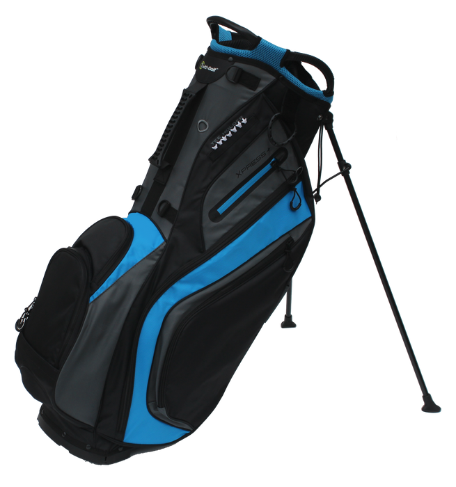 Xpress Plus 14-way Stand Bag Black/Gray/Sky Blue