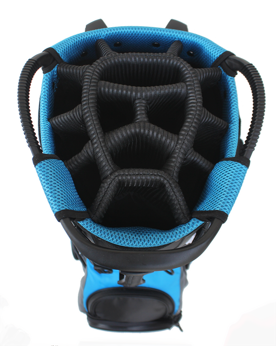 Xpress Plus 14-way Stand Bag Black/Gray/Sky Blue