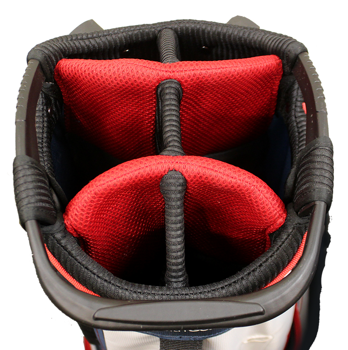 Xpress 4.0 6-way Stand Bag Dark Gray/Red