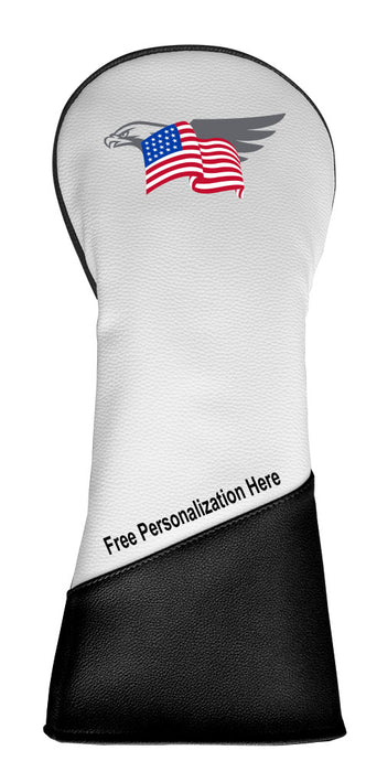 USA Flag Driver Headcovers w/Free Personalization