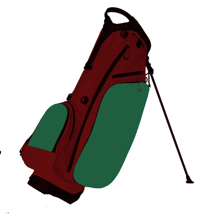Fully Custom Golf Bag Maroon