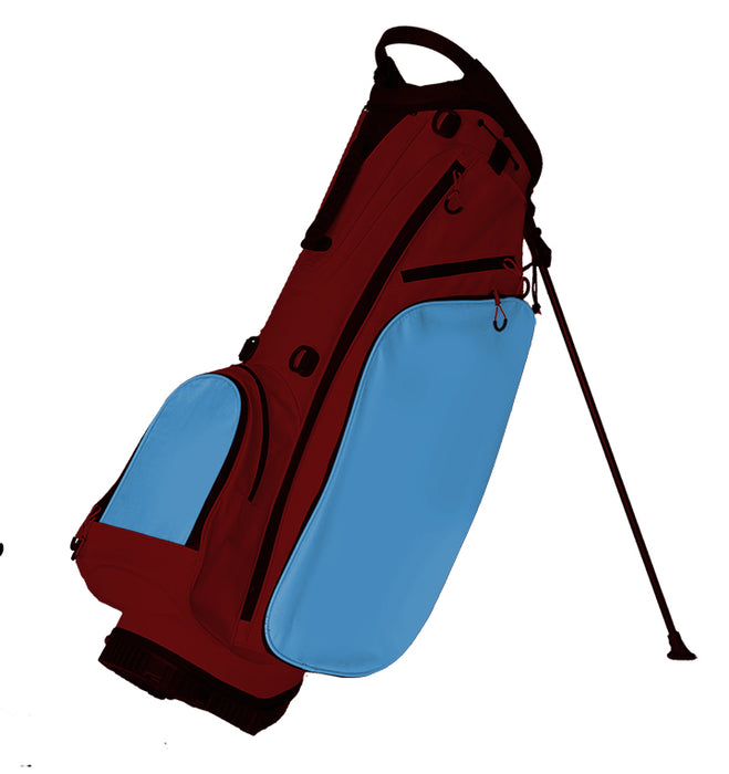 Maroon Fully Custom Golf Bag