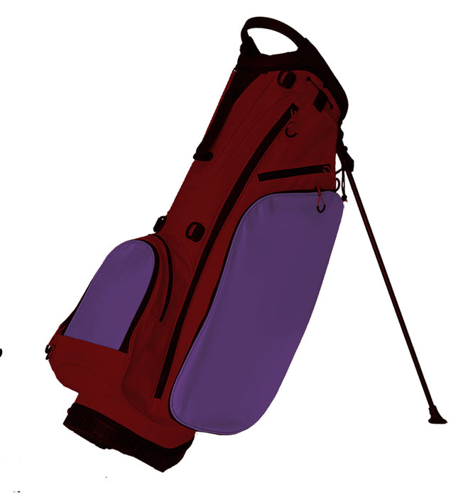Maroon Fully Custom Golf Bag