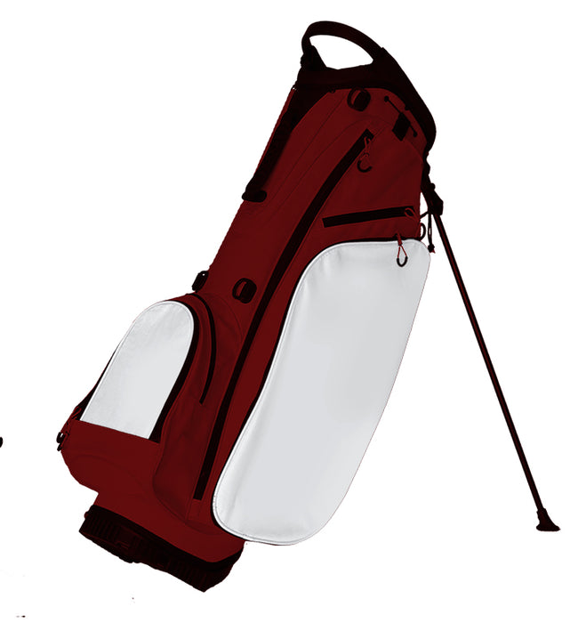 Maroon Fully Custom Golf Bag