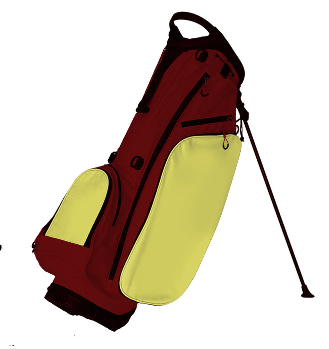 Handmade Leather Golf Bag Tailor Made Leather Golf Stand 