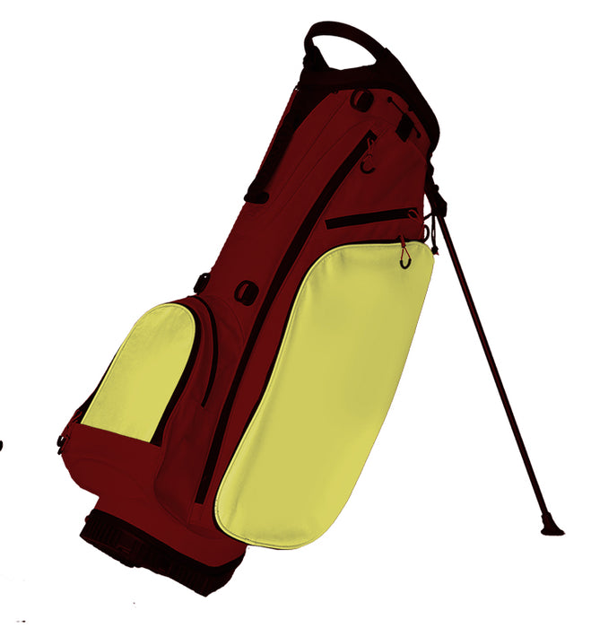 Maroon Fully Custom Golf Bag