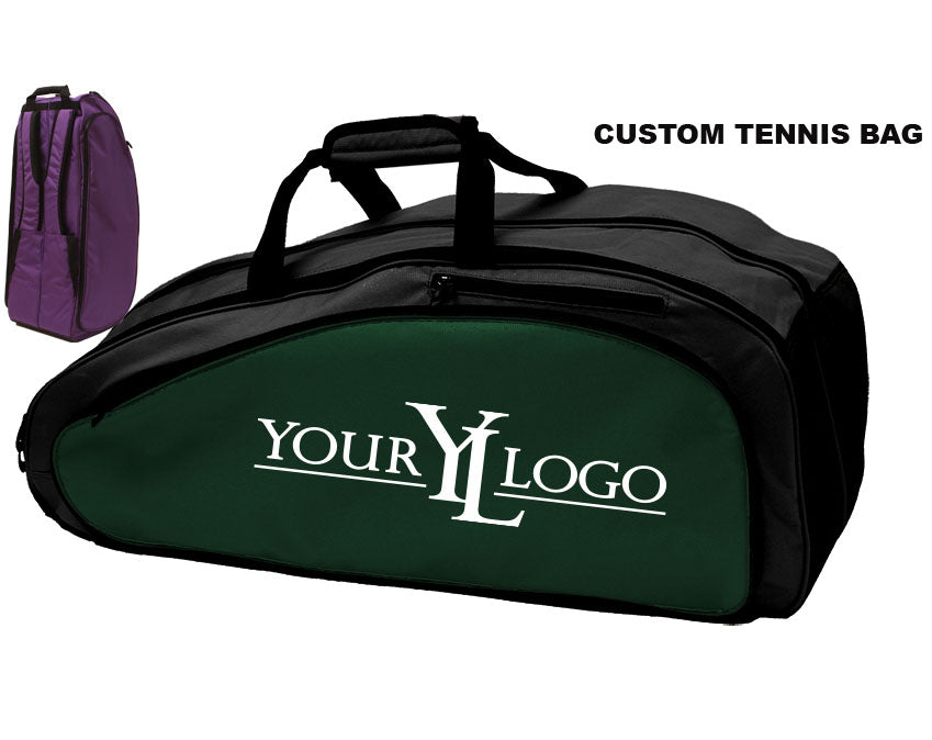 Custom Tennis Bag Black